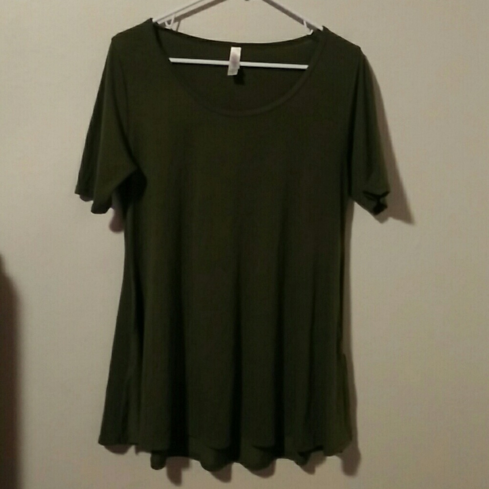 LuLaRoe Olive Green Top